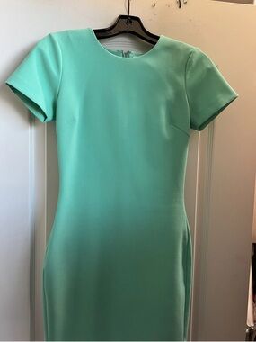 Likely Mint Green Short Sleeve Midi Dress